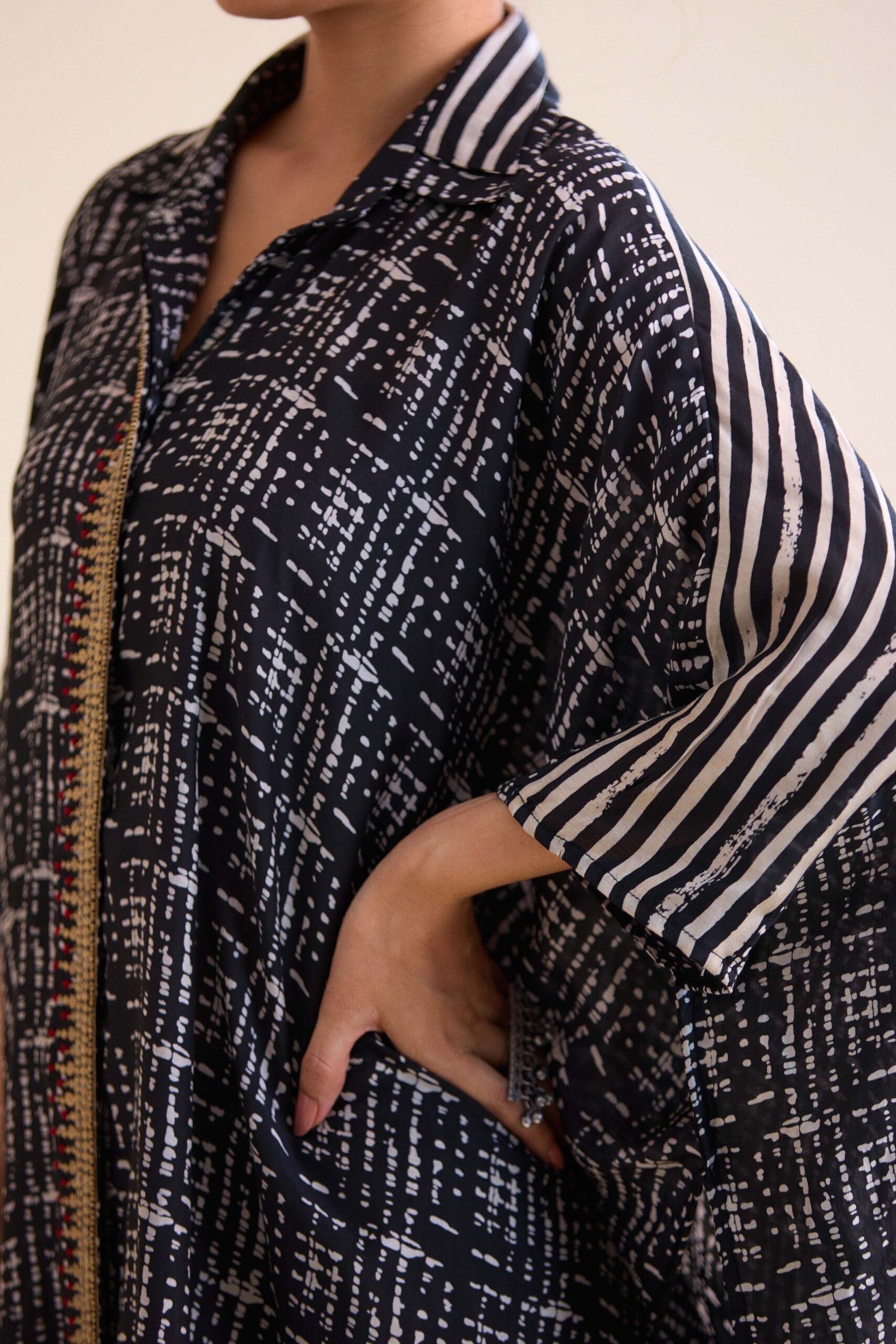 Lazy Circular Co-Ord SetW5BLWHPRCSCIR-01