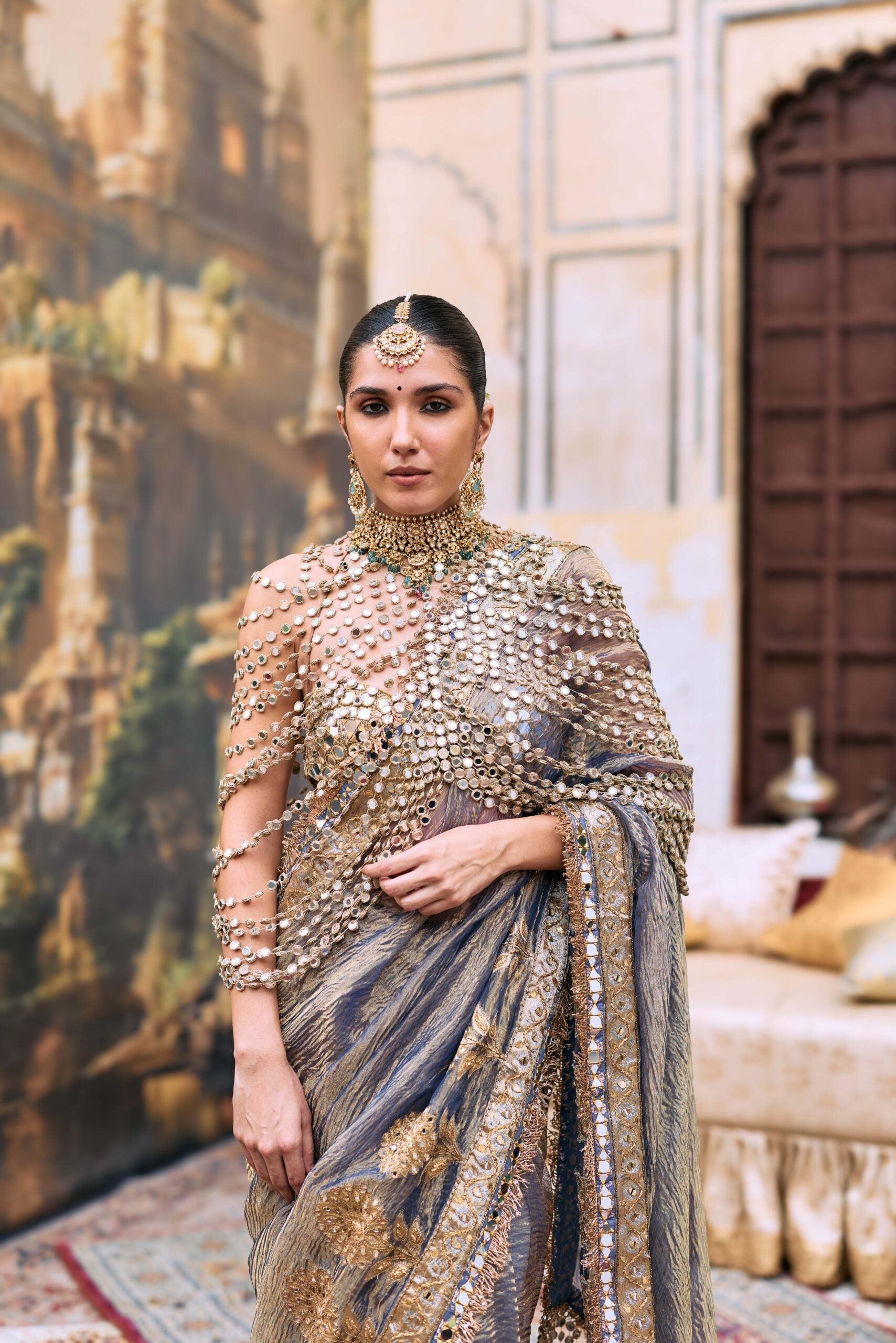 Jaalika Saree Set