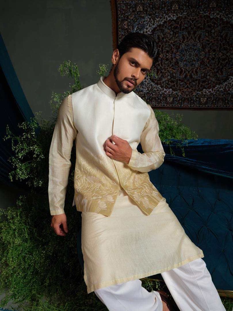 Lotus Beige Ombre Bundi Only