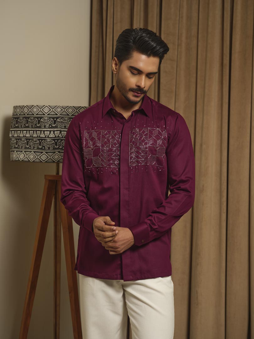 Wine Matrix Party Shirt
