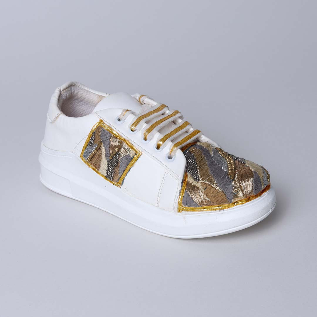 Sliver Golden River Sneakers