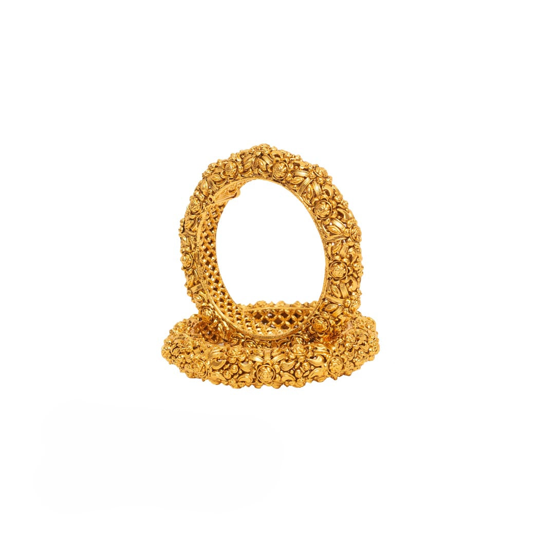 Vivinia By Vidhi Mehra Isvaraah Gold Plated Womens Pair of Bangles VB069