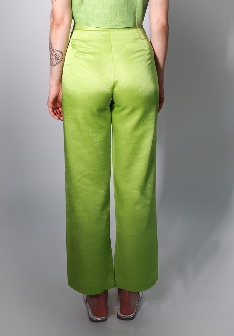 sash trouser, lime