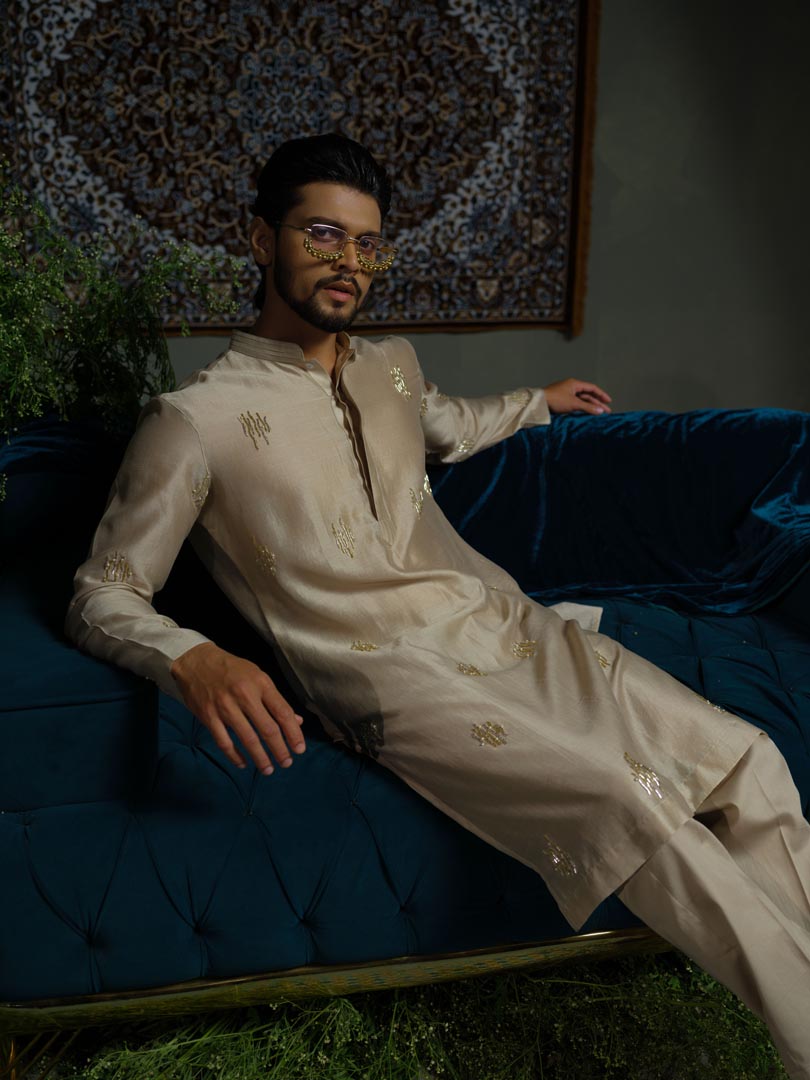 Glitter Metal Kurta set