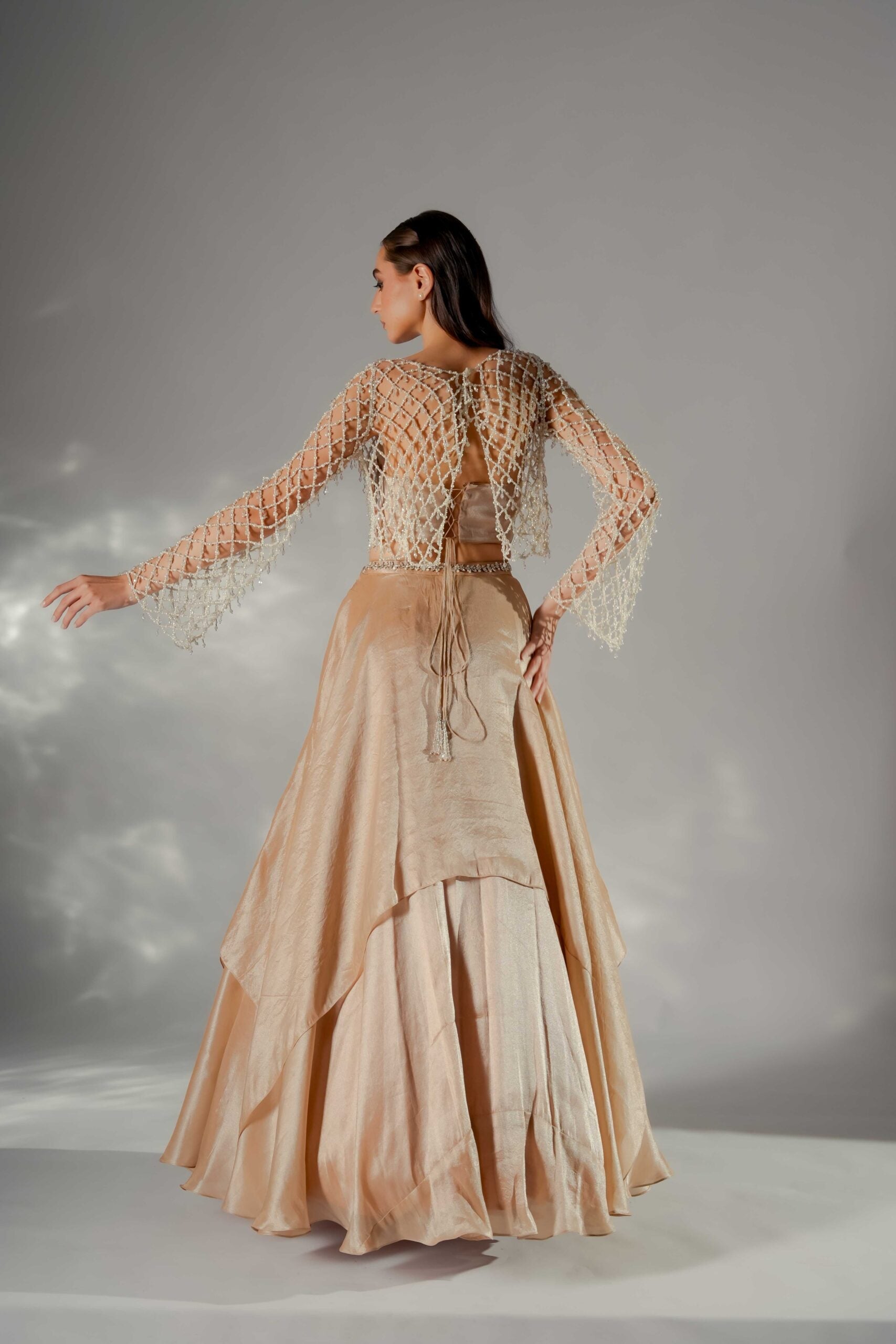 Celeste Drape skirt co-ord set