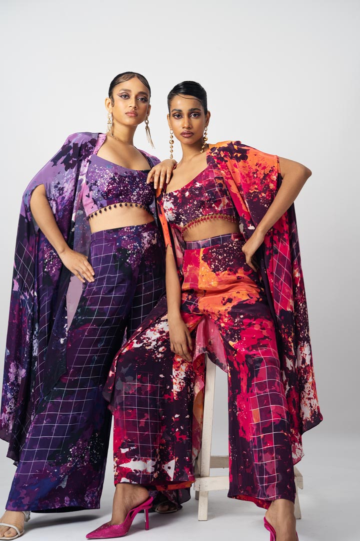 Cape pant set MN-24-109-M