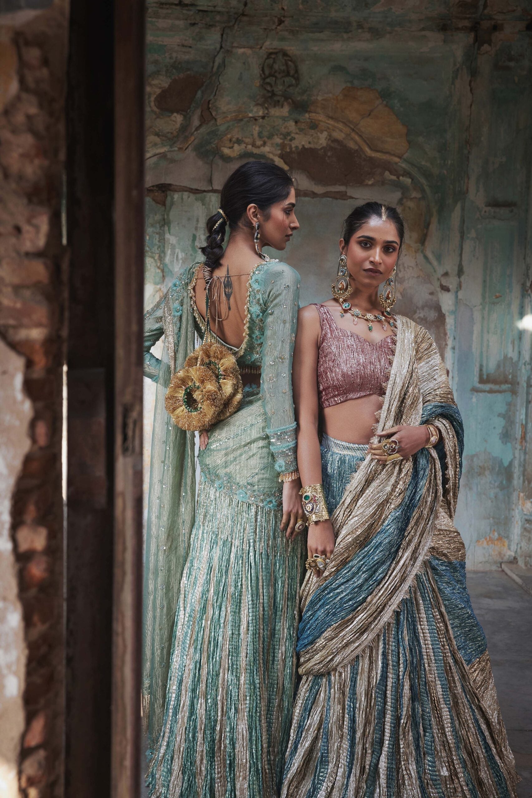 DRAPE SAREE SET EBN1