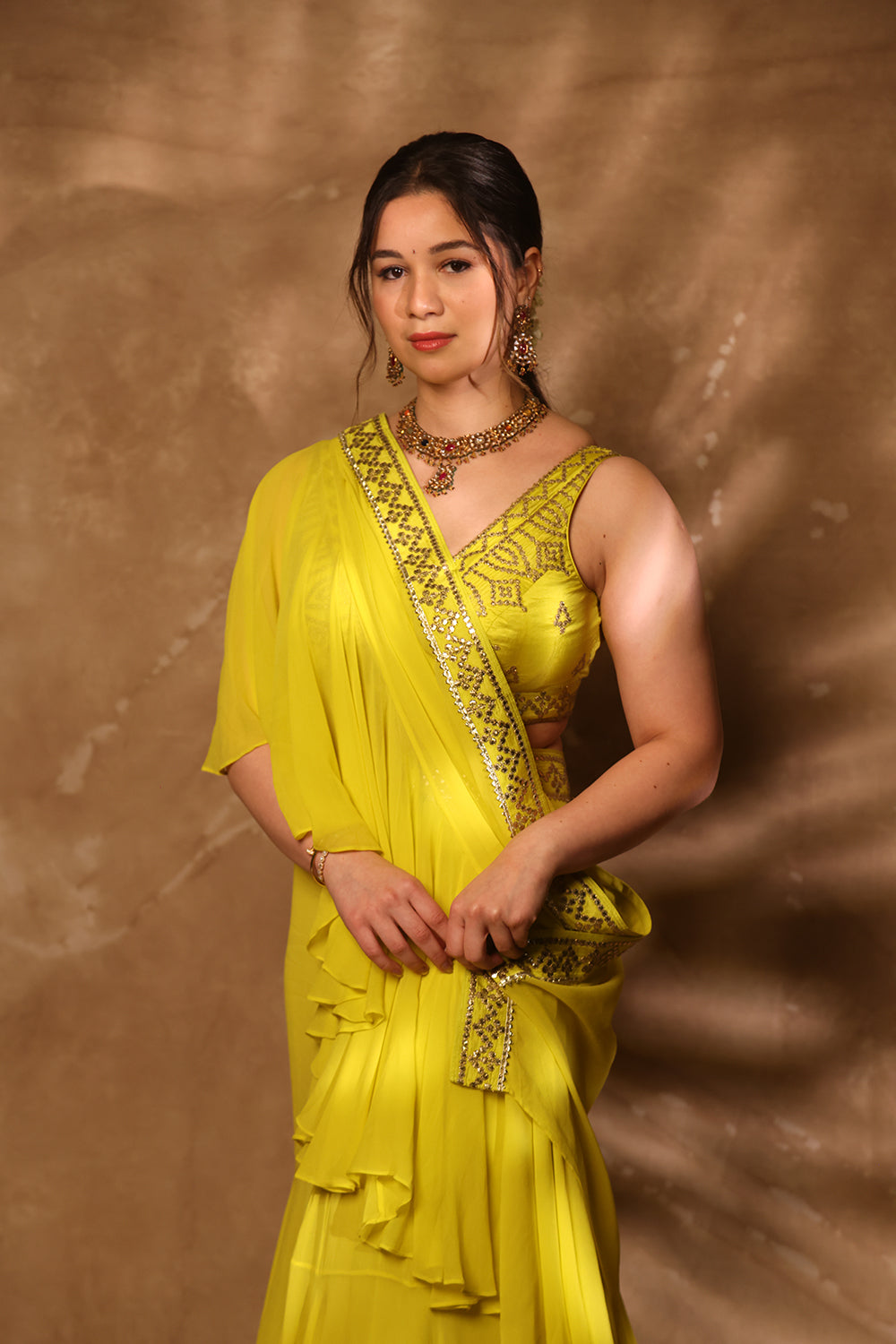 Abshar Saree Set - Auraya Fashion 