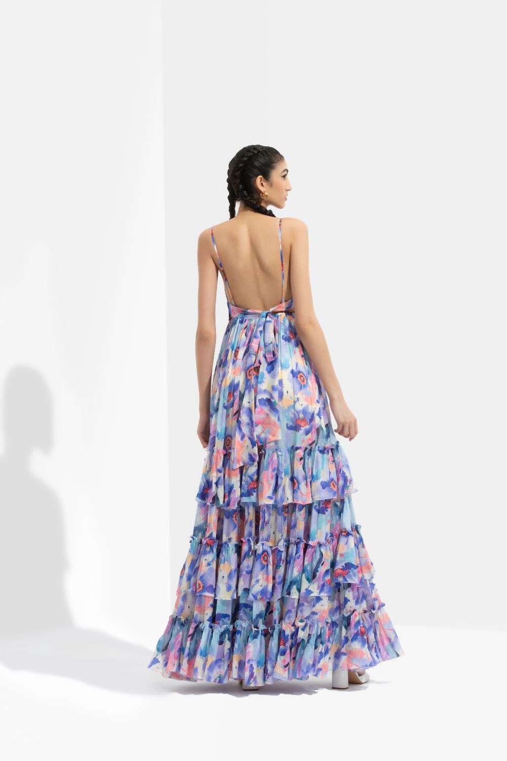 Matsu Printed Long Dress