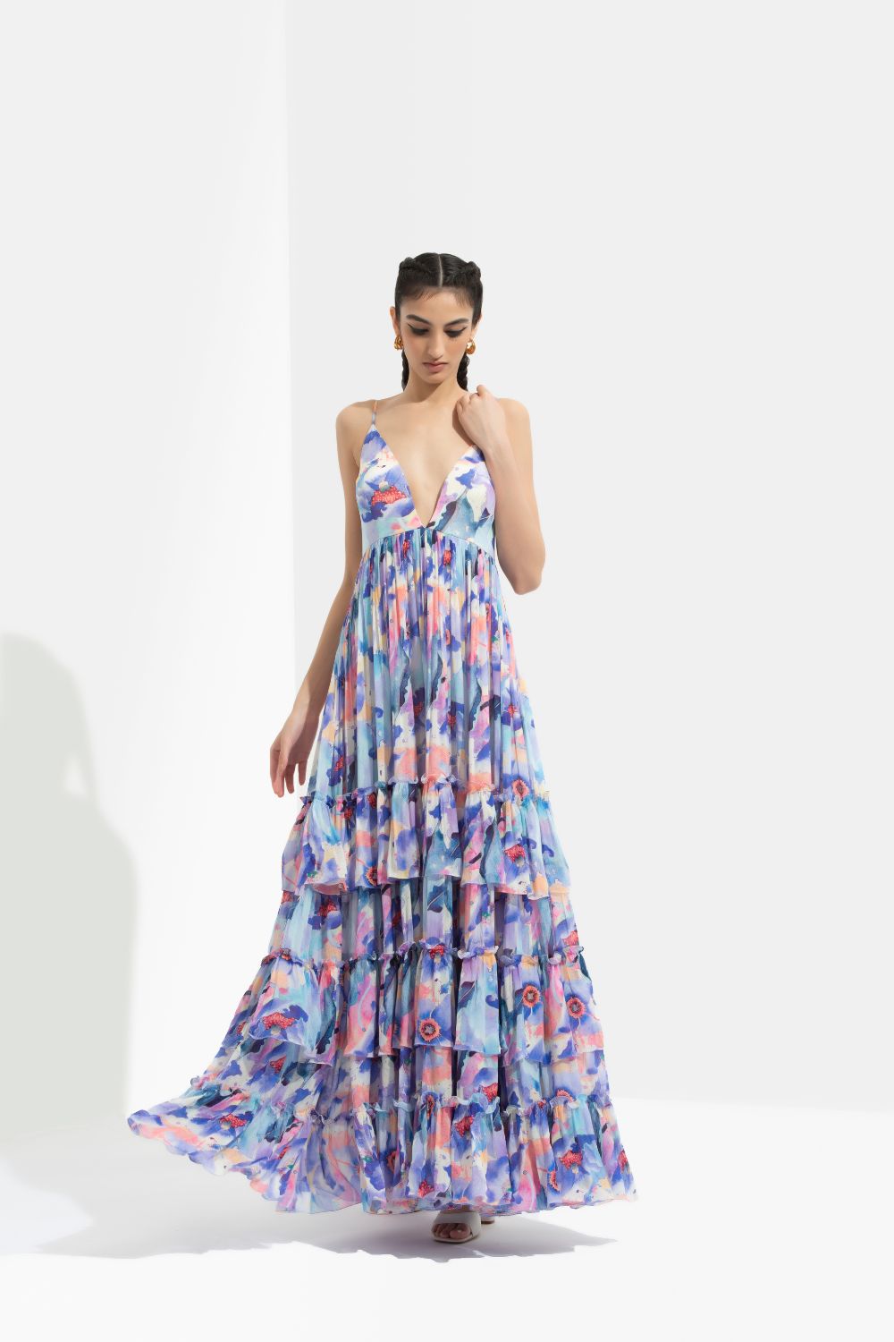 Matsu Printed Long Dress