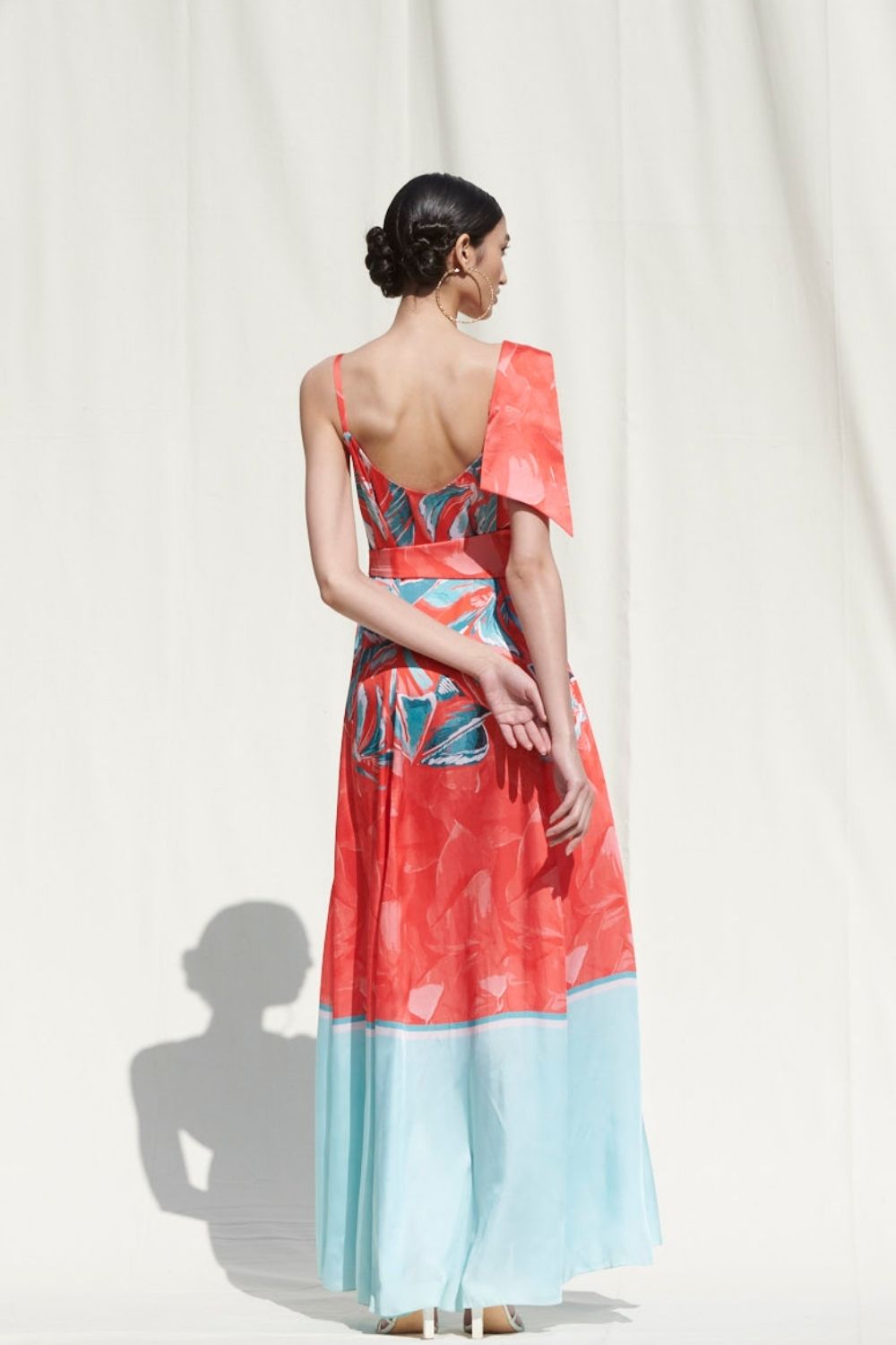 Wrap Panelled Dress With Belt Details