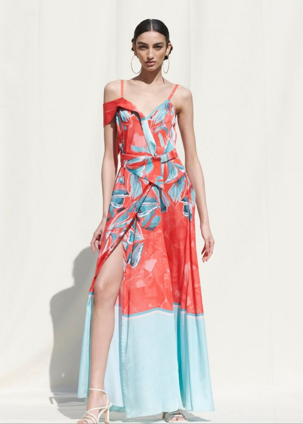 Wrap Panelled Dress With Belt Details