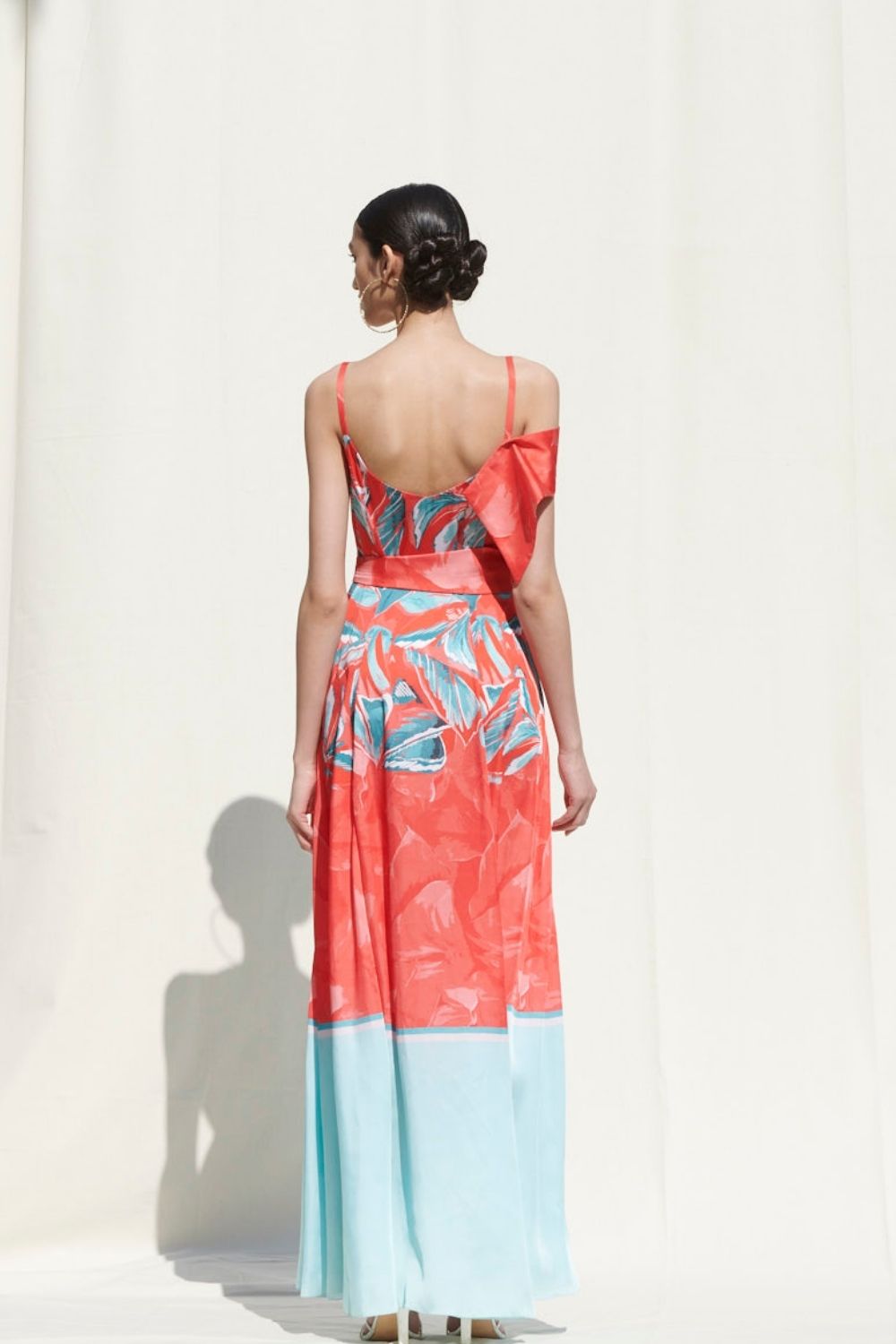 Wrap Panelled Dress With Belt Details