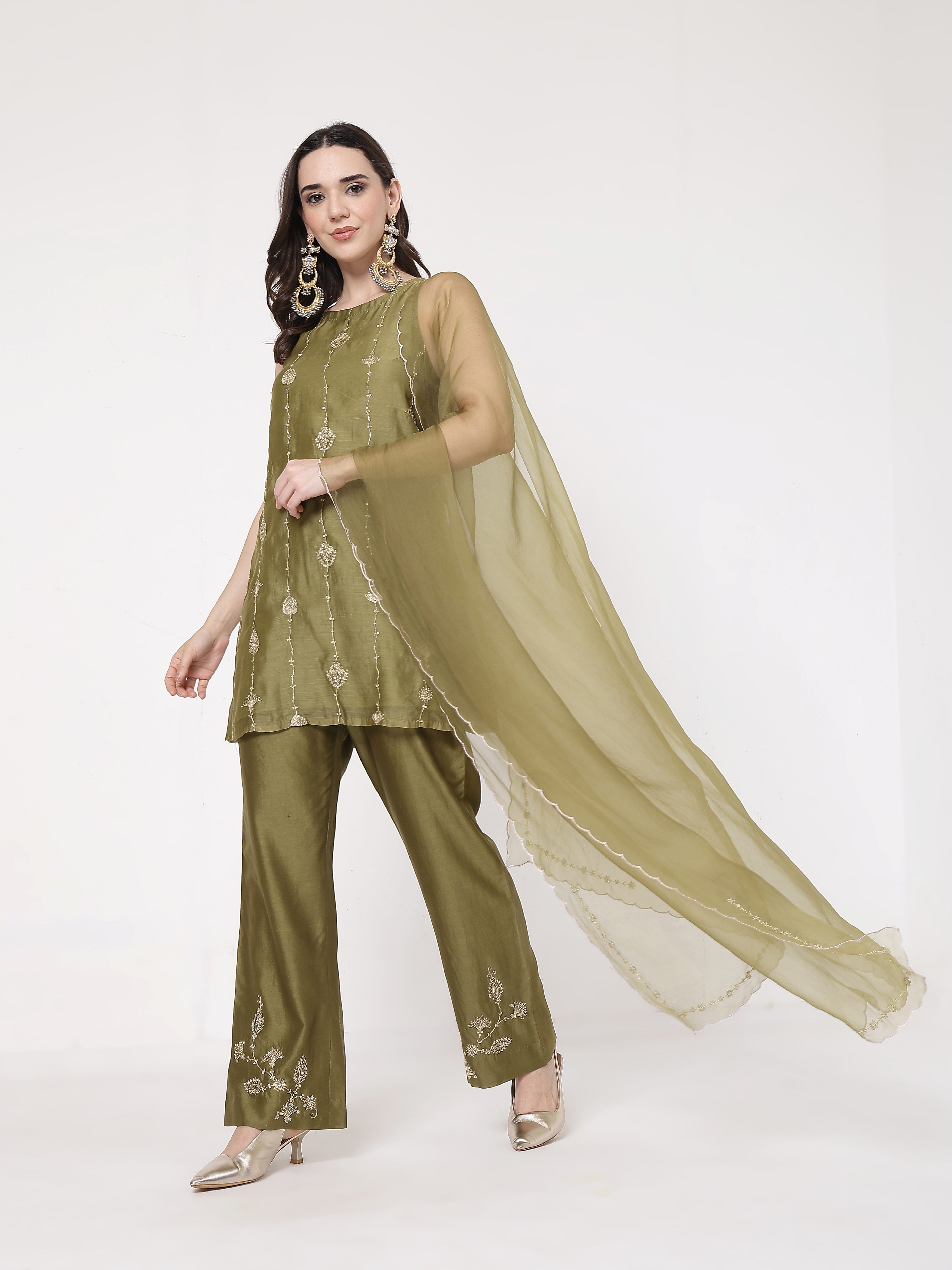 Olive A-line Set