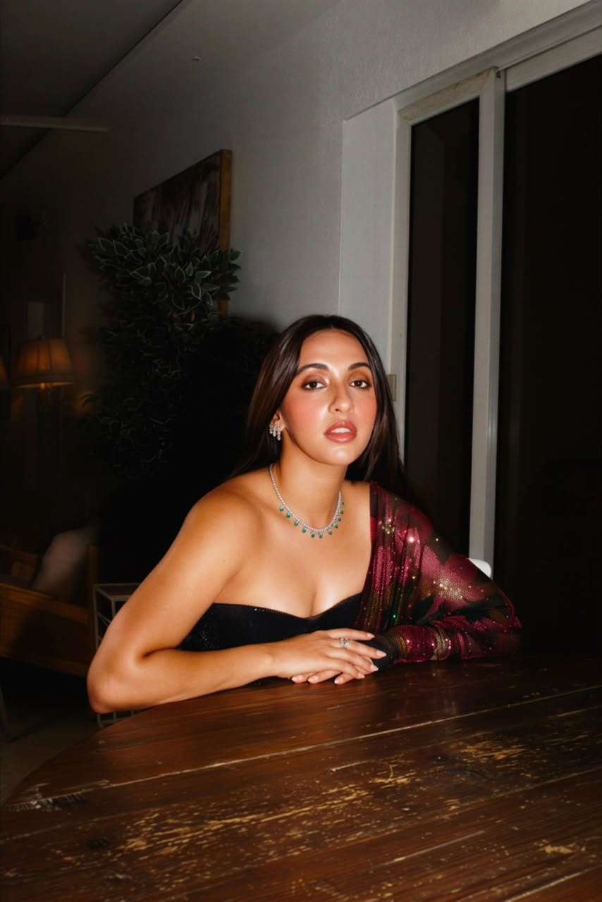 Akanksha Kapoor in Yasmeen Corset Saree Set