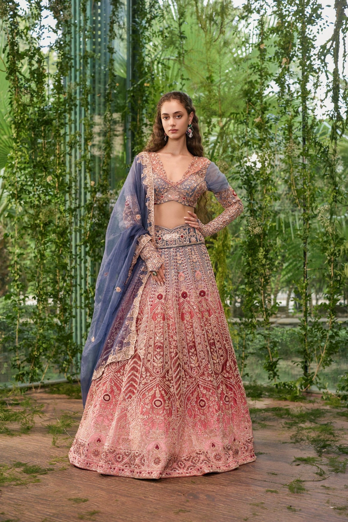 Dwirang-     A Tale in Two Hues Lehenga