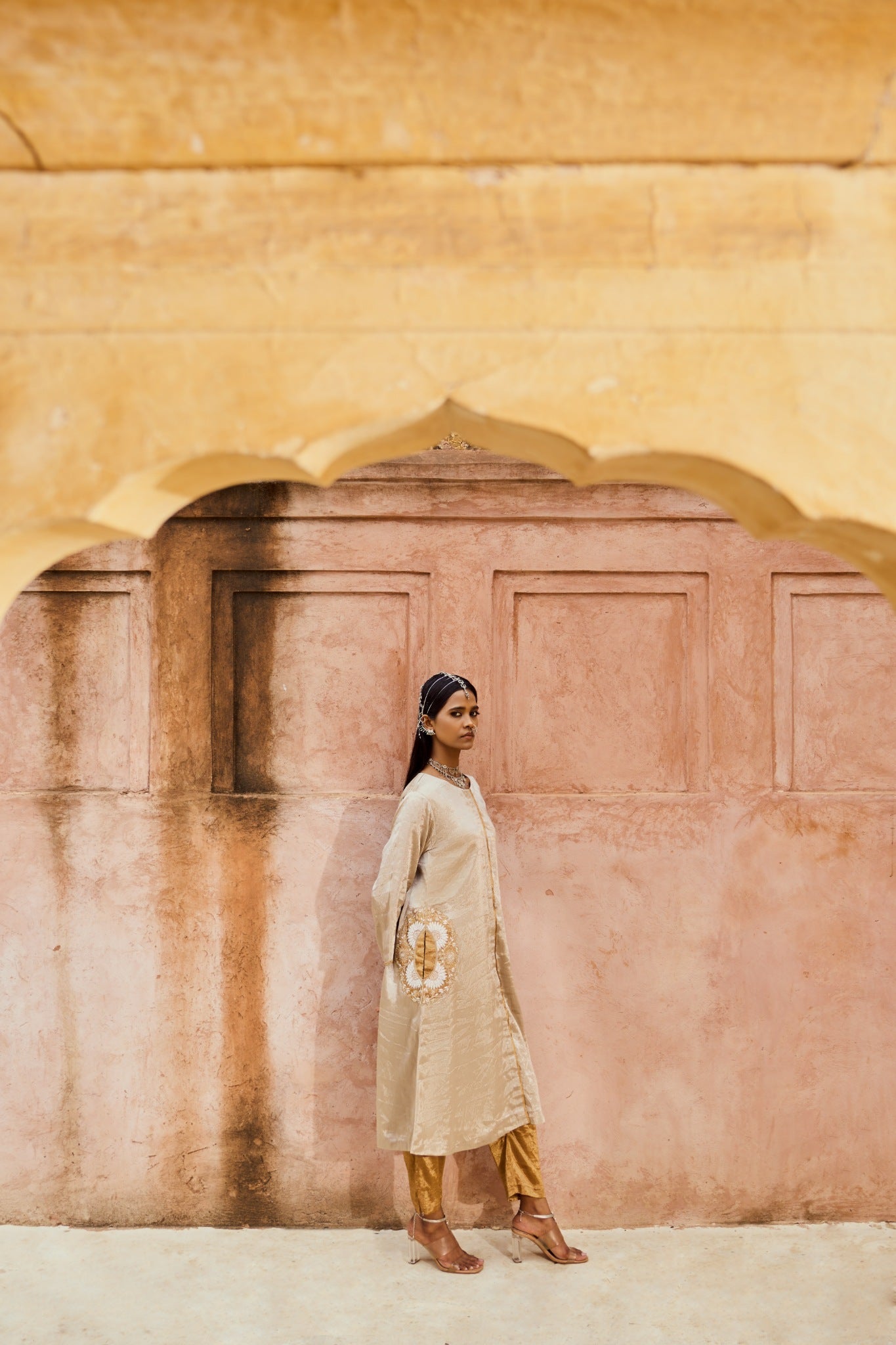 Sona chandi surajamukhi kurta