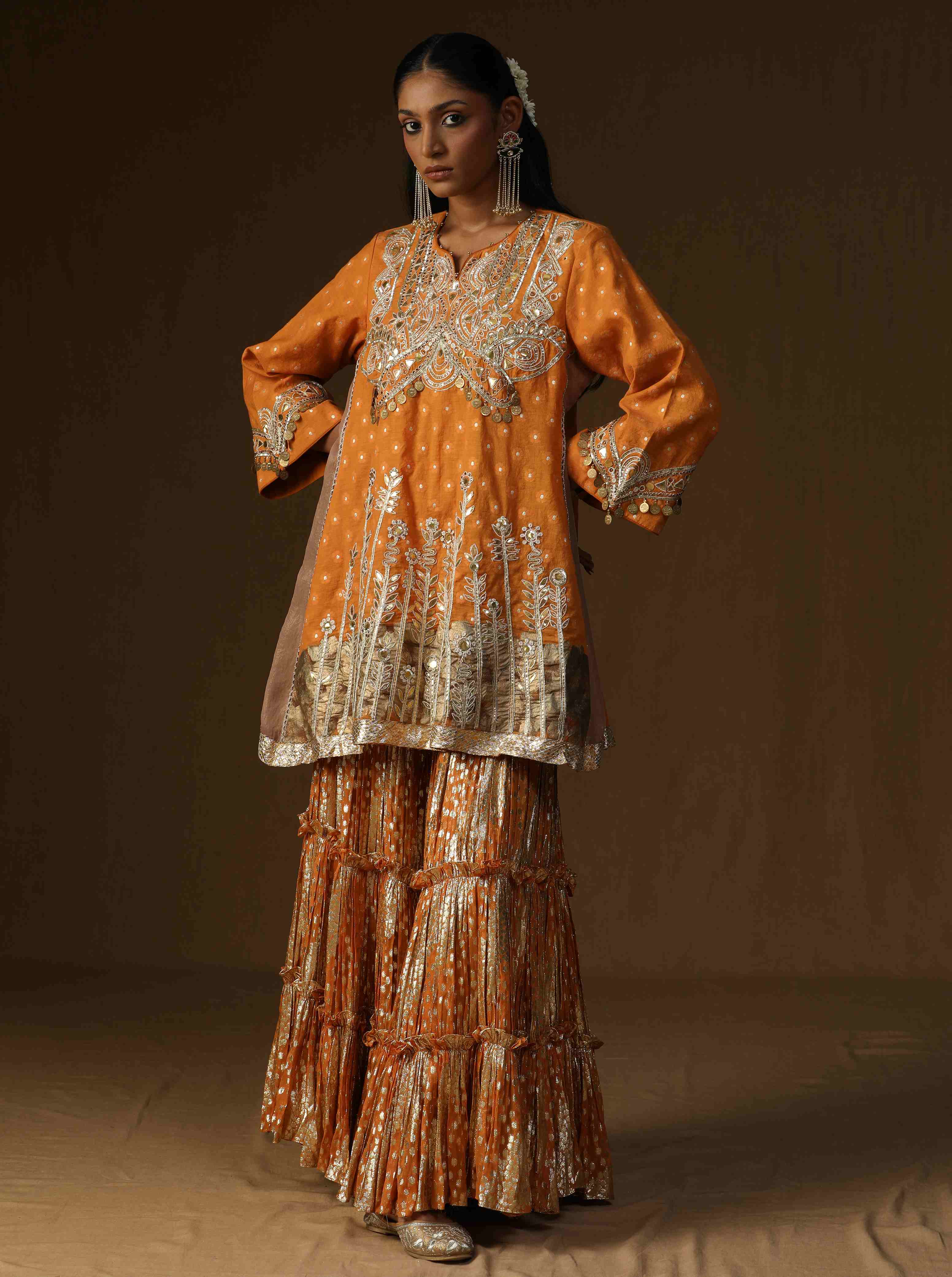Rasika � Kesari Embroidered Sharara Set