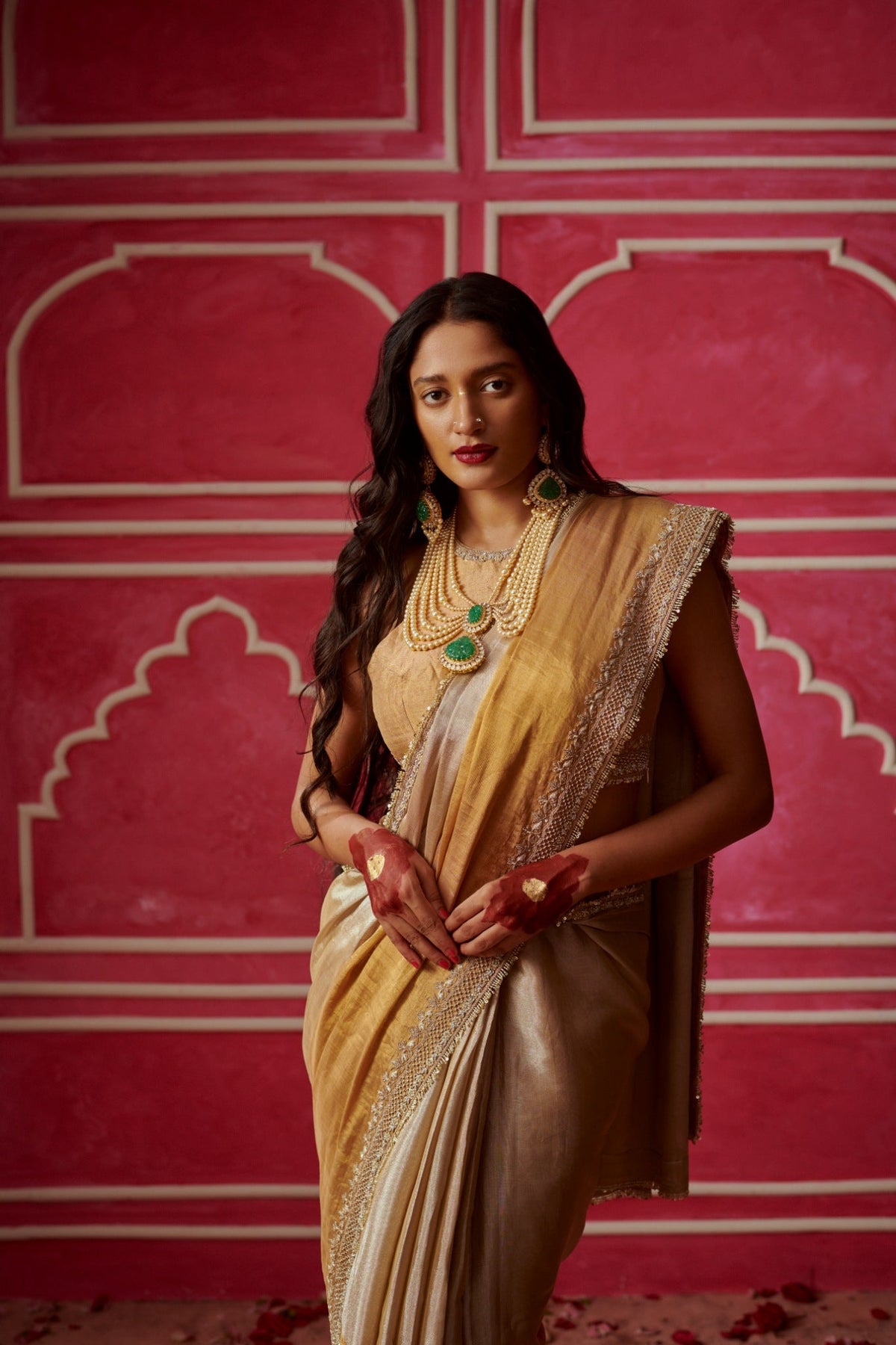 sona chandi  saree