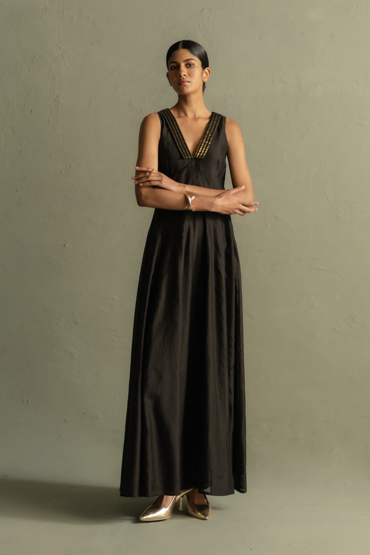 Ojas Collared Dress