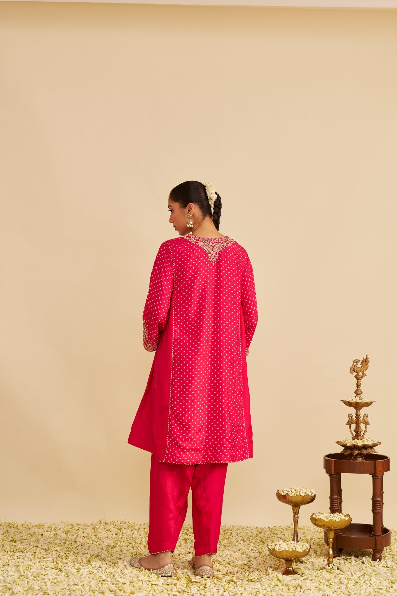 KAYRA - SHORT GATHERED CHAUGA WITH SALWAR