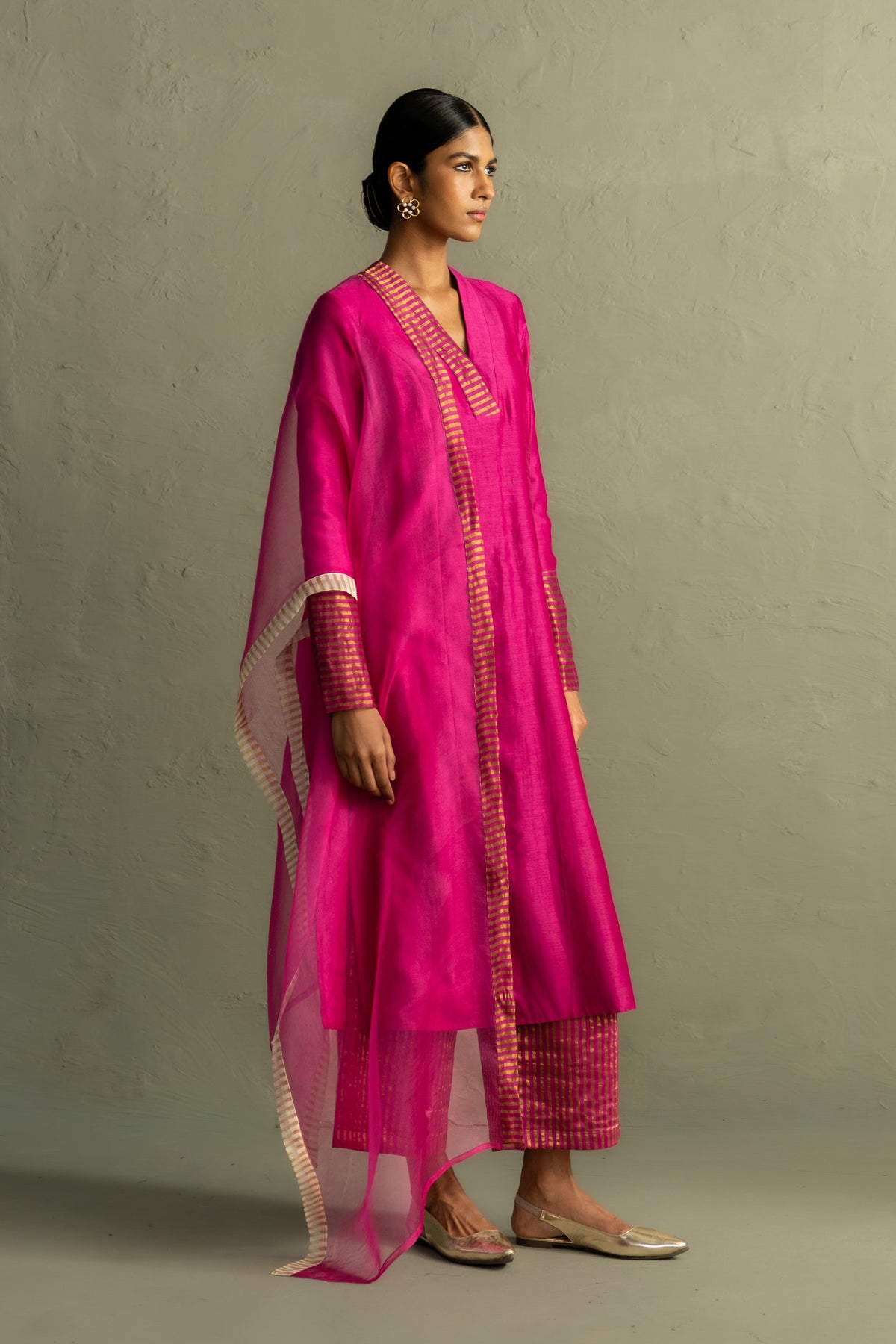 Ojas Fuschia Pink Kurta Set