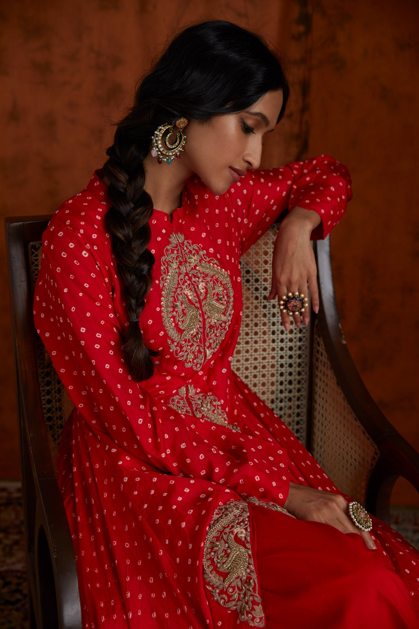 Bandhni signature gown