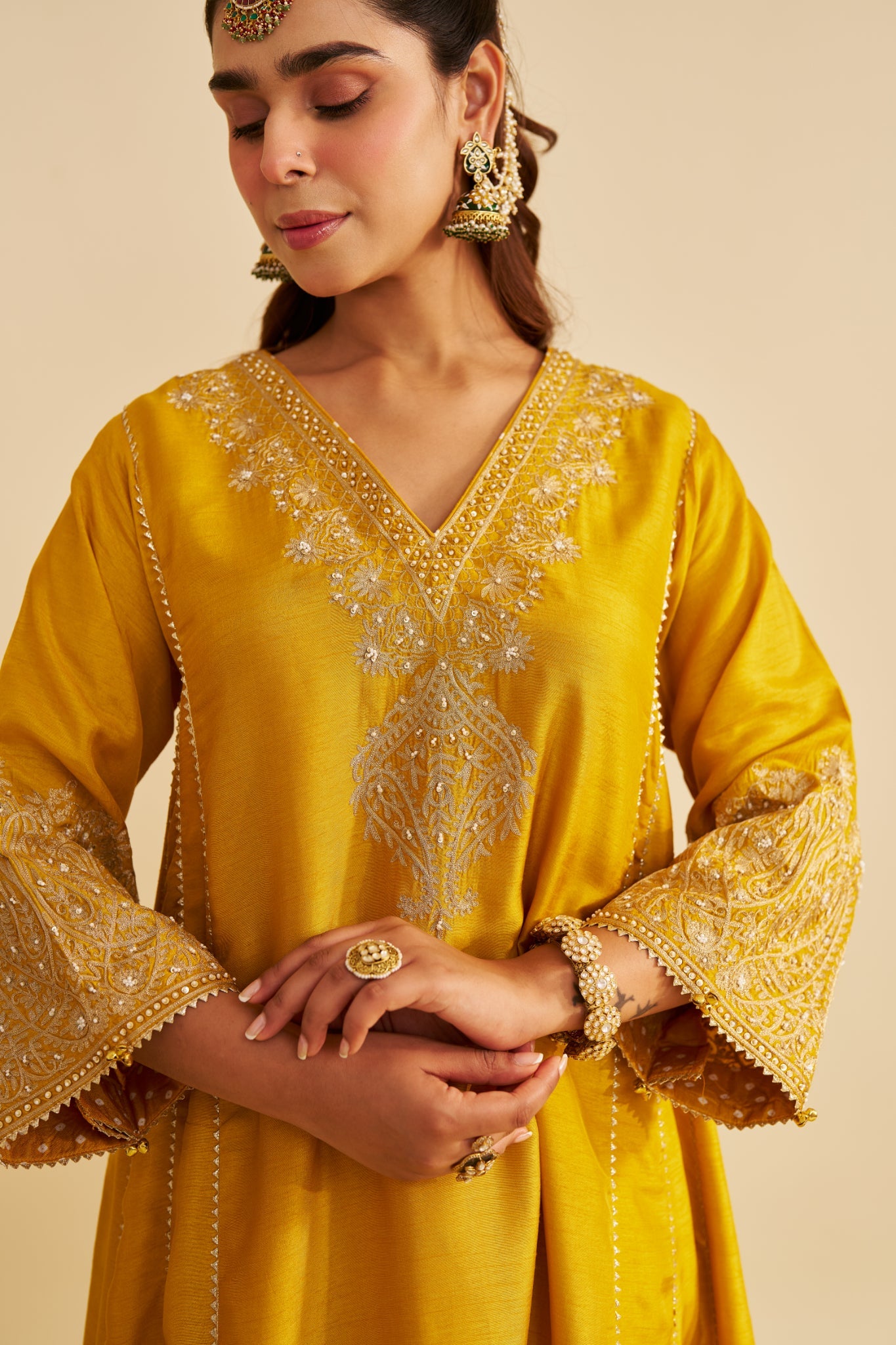 NIYAH - SHORT CHAUGA WITH SALWAR