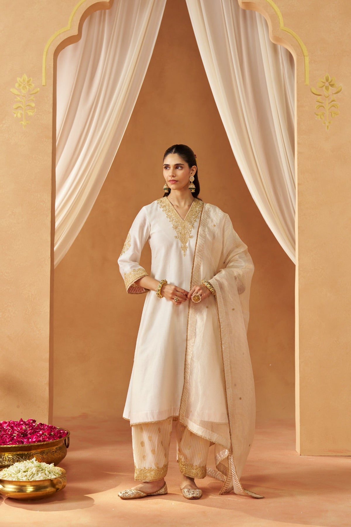 Liana Daisy  Chauga with Salwar and Dupatta