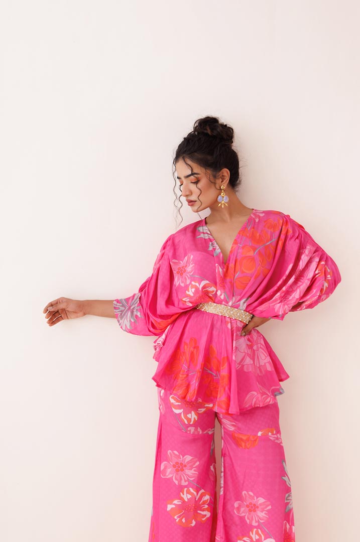 Pink magnolia co-ord set