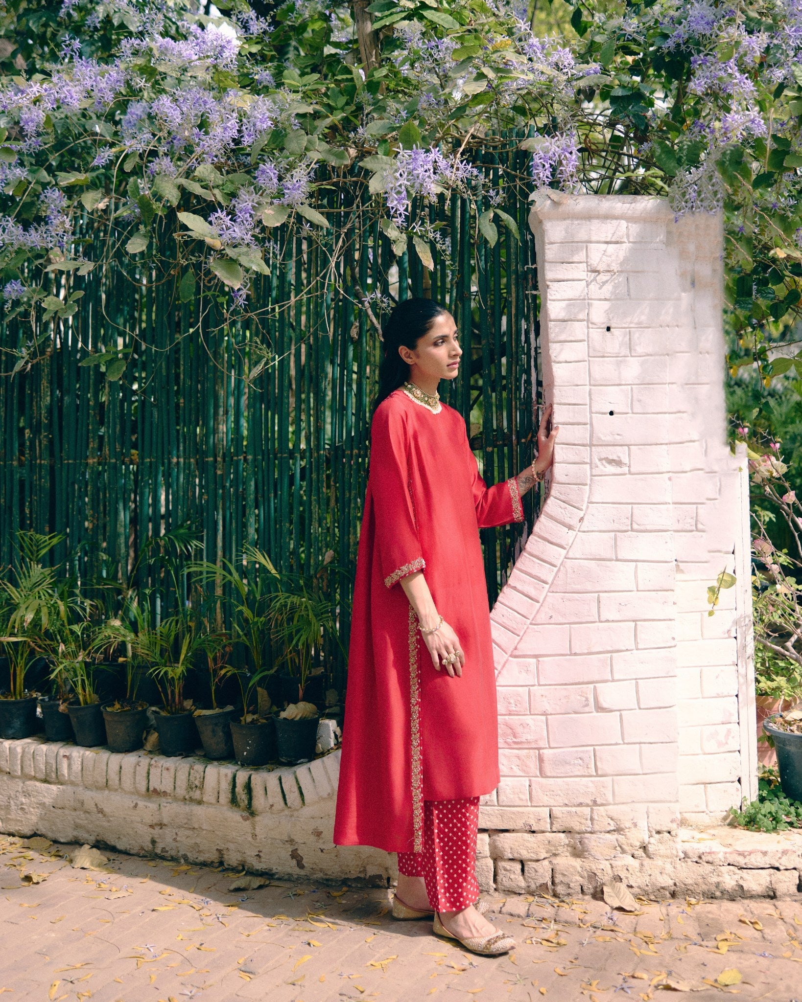 Whispers of Bandhani Kurta Set
