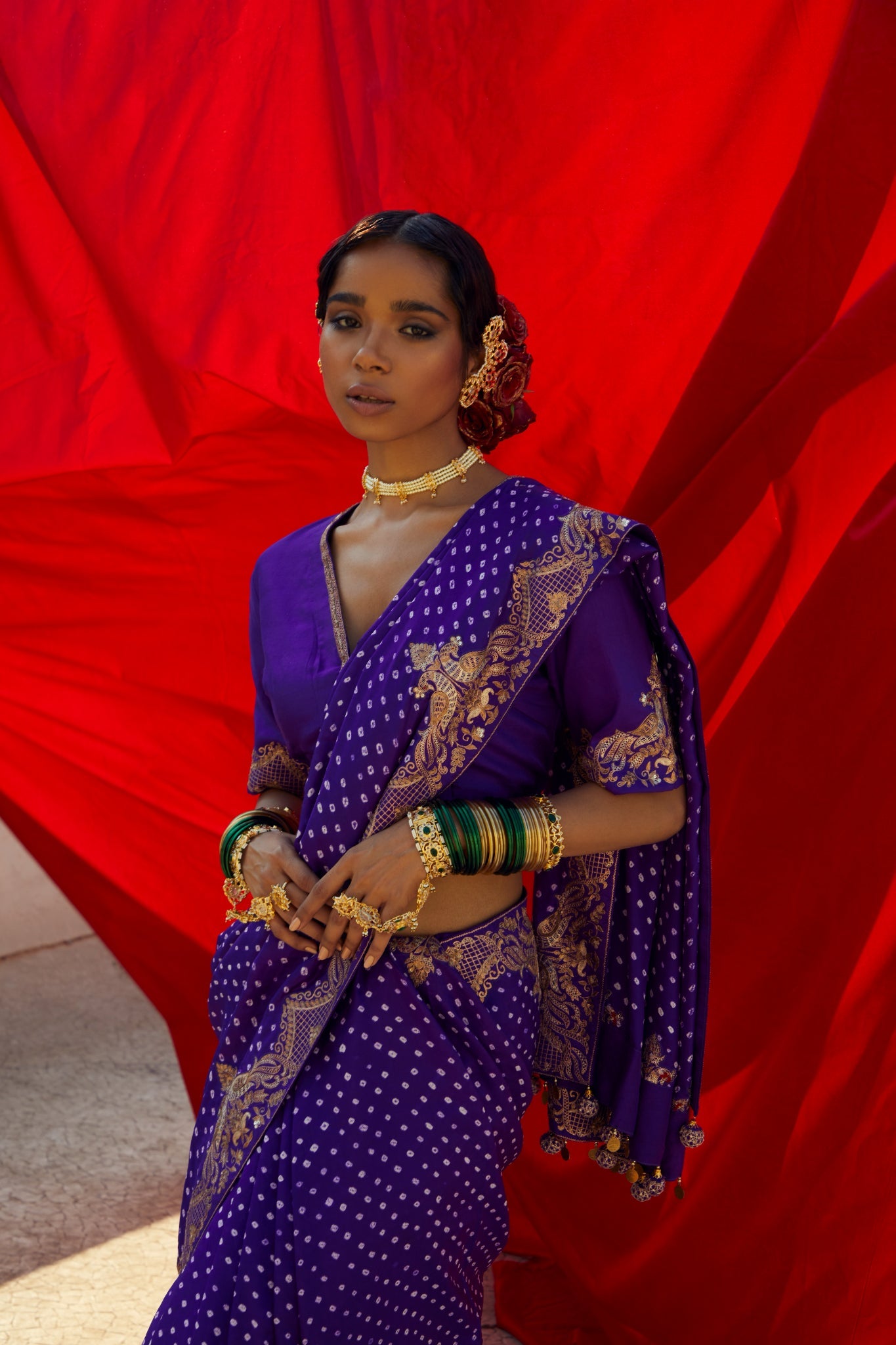 Peacock saree