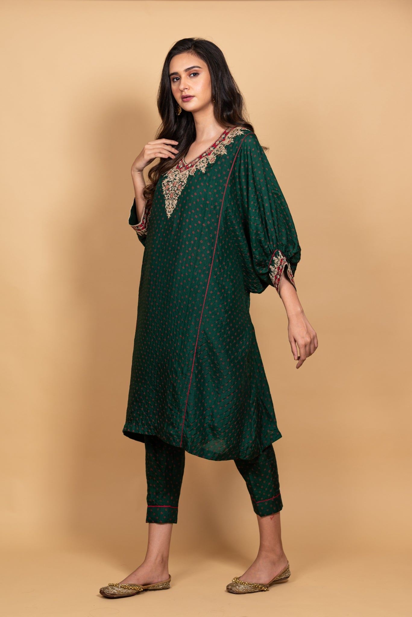 cord kaftan set