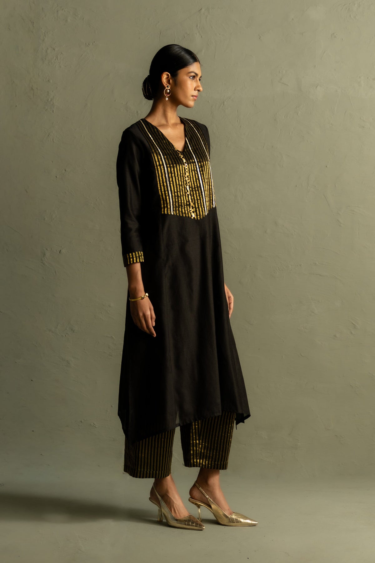 Ojas Tissue Patch Kurta Set