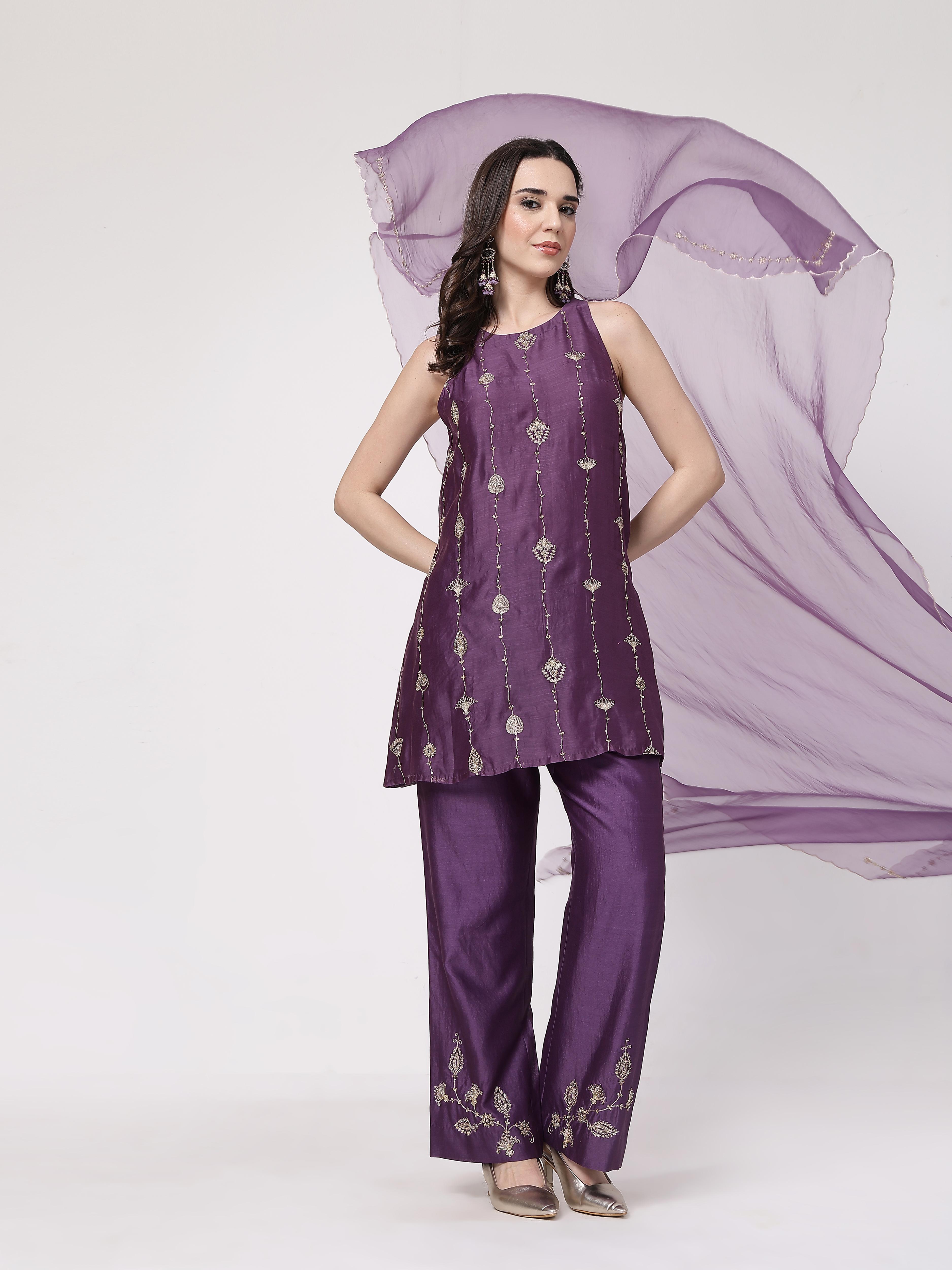 Violet A-line Set