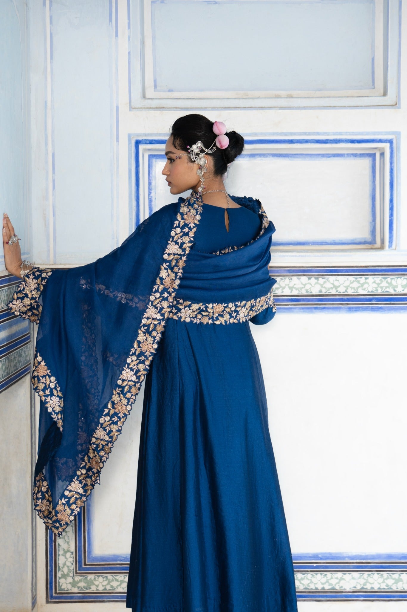 Floral mughal anarkali