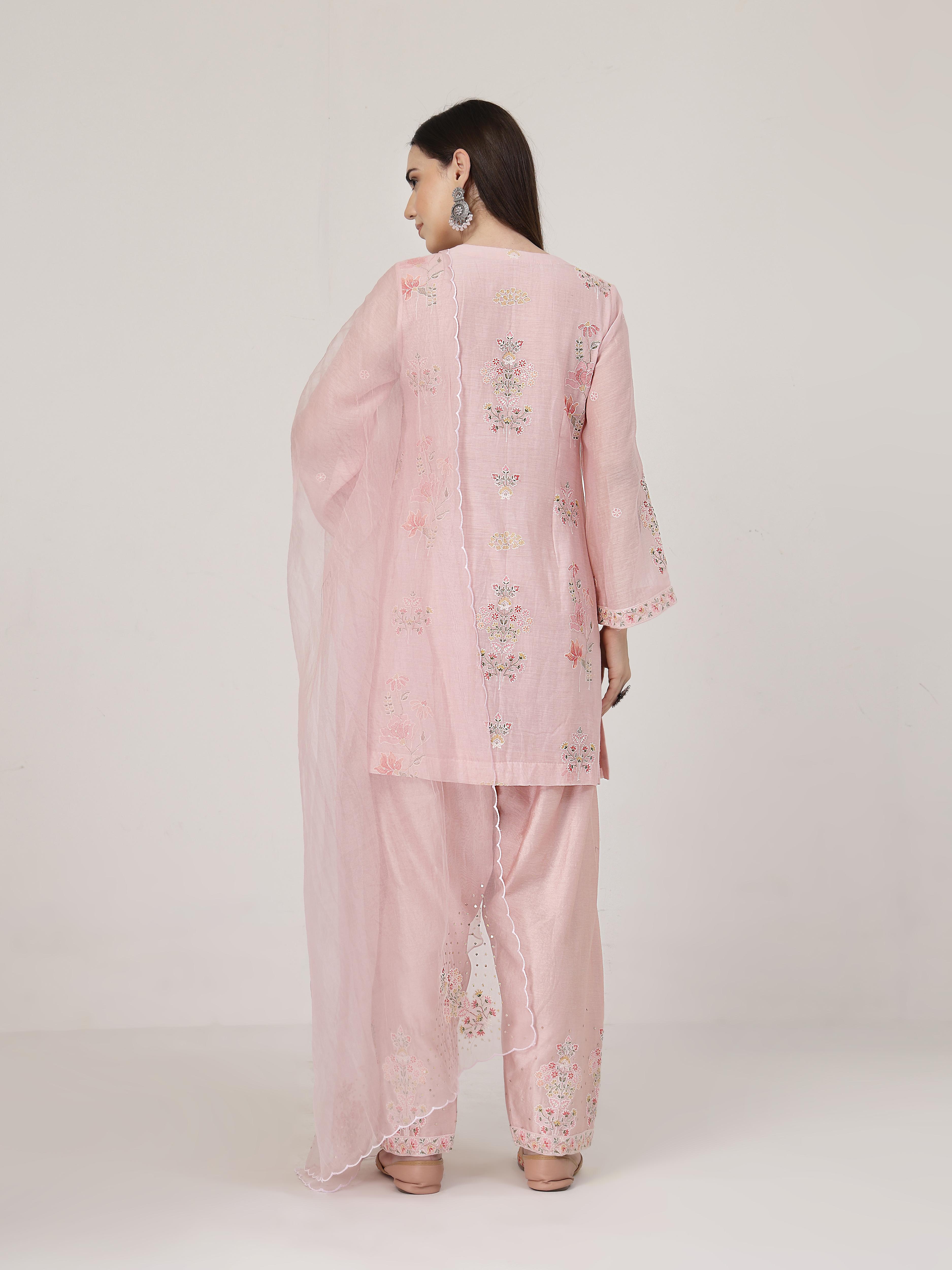 Pearl Pink Suit Set
