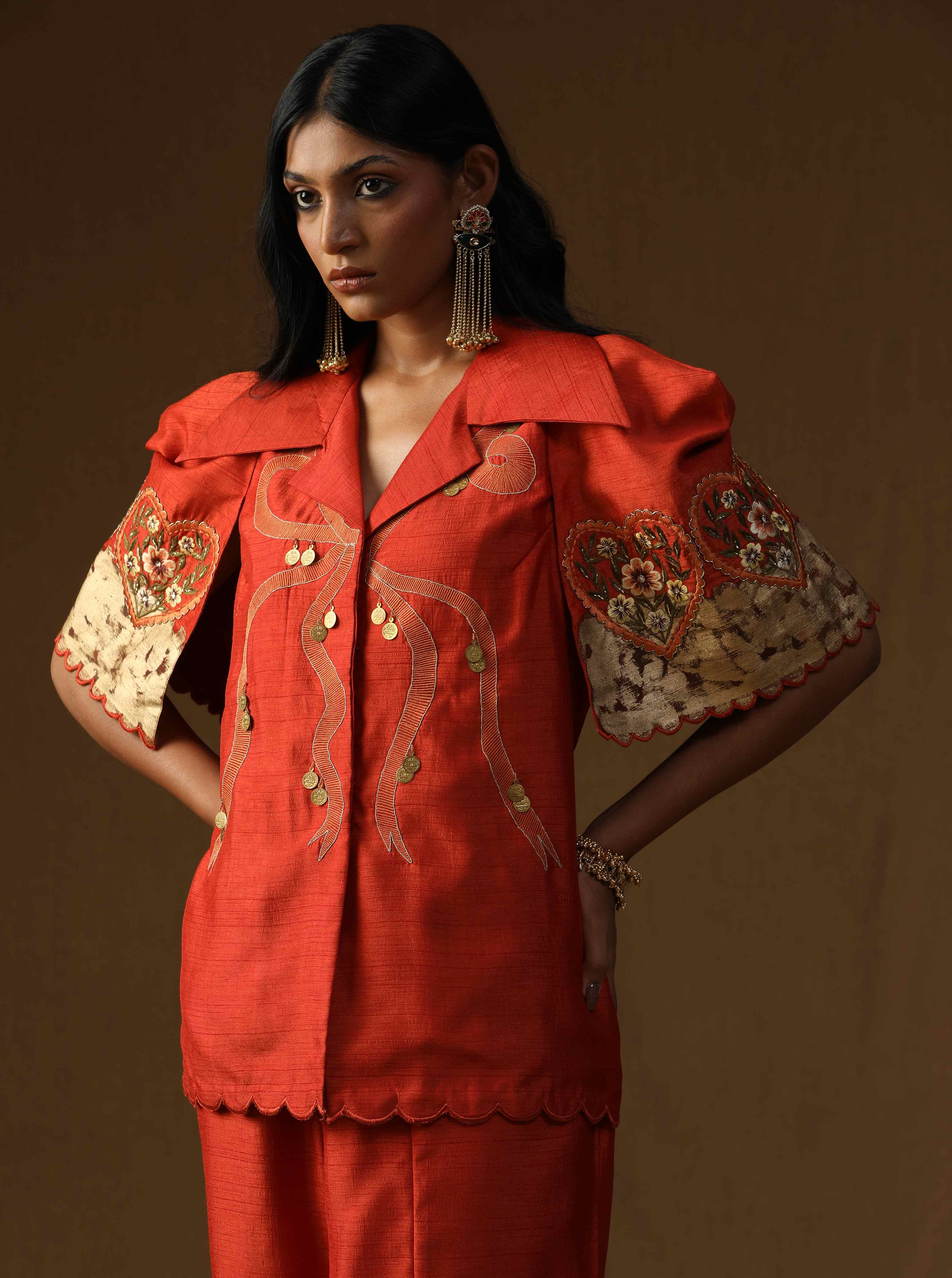 Chitra Kesar Noor � The Artisan Rooh Co-ord Set