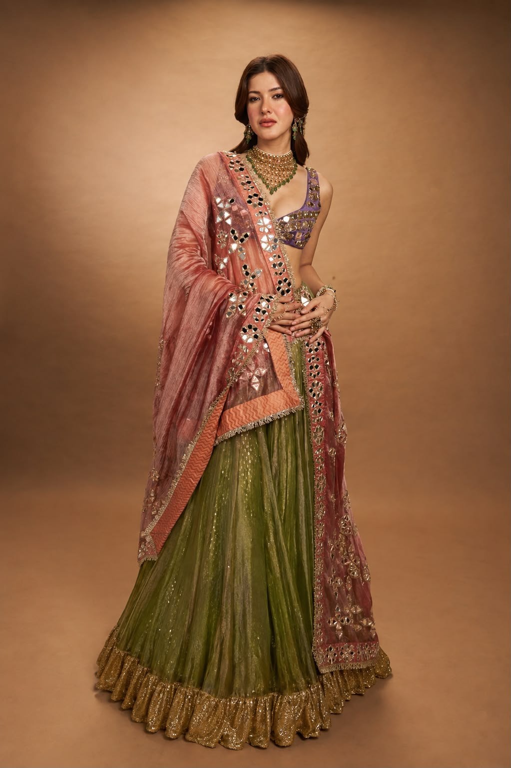 AZAL SHEESH LEHENGA