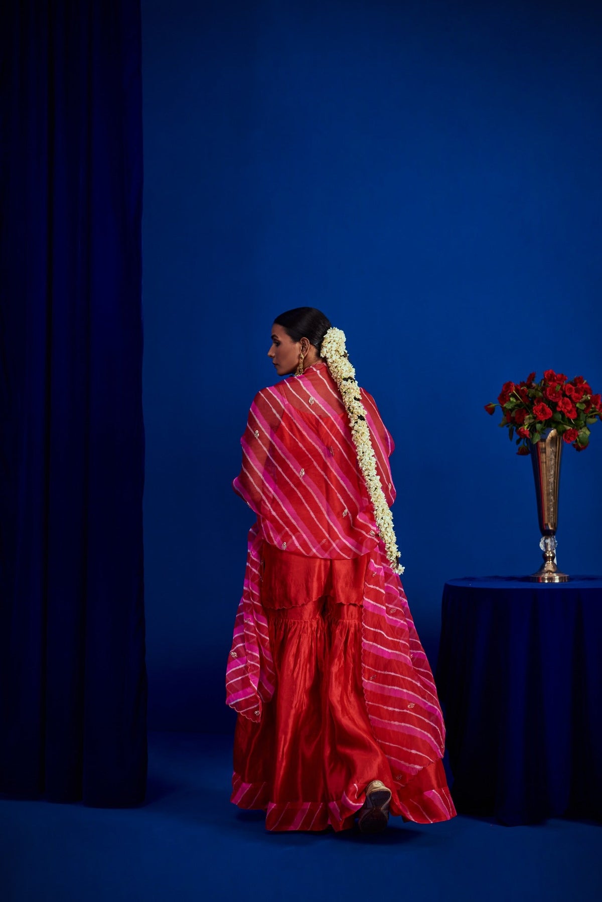 Sharara Set With Heavily Embroidered Spaghetti Kurta