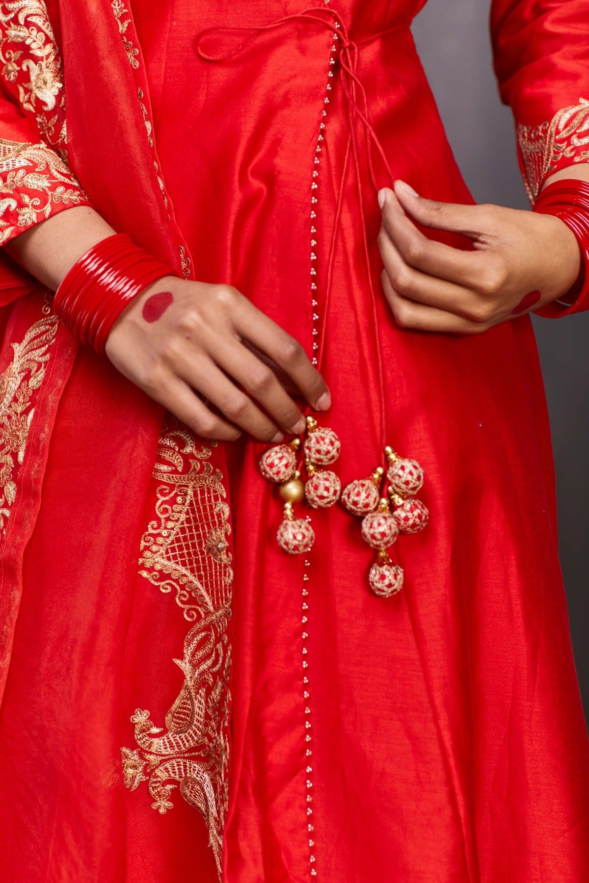 Peacock Angrakha set