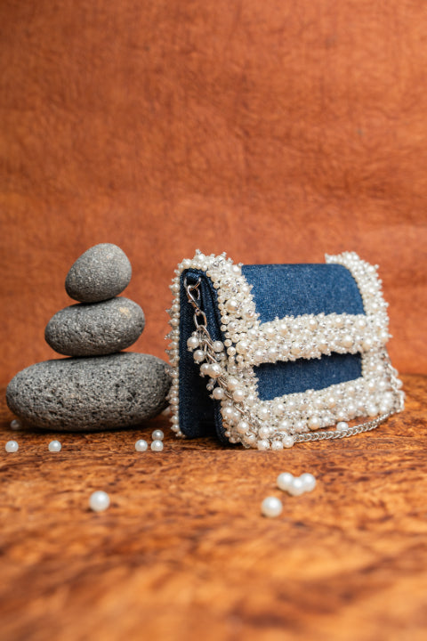 Denim Mini Slate Perla