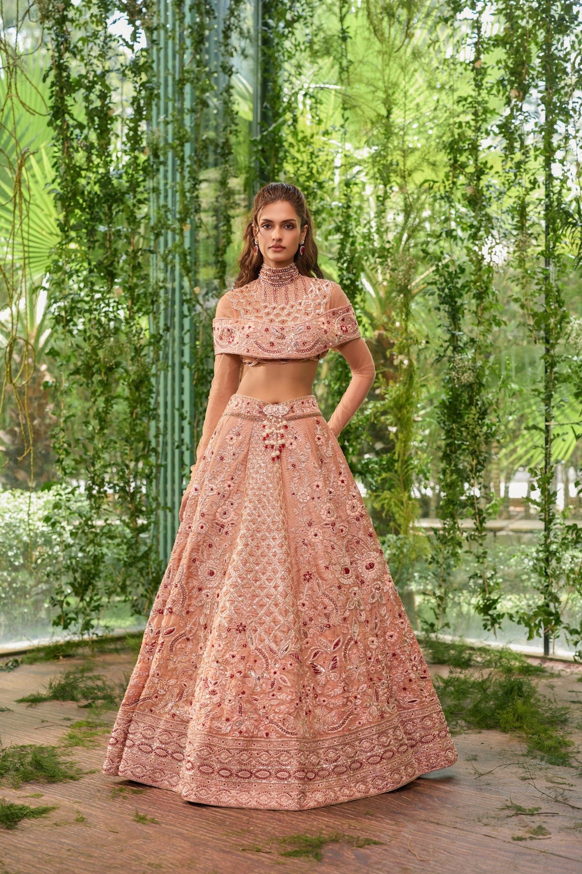 Prakriti Éclat — The Blooming Light Lehenga
