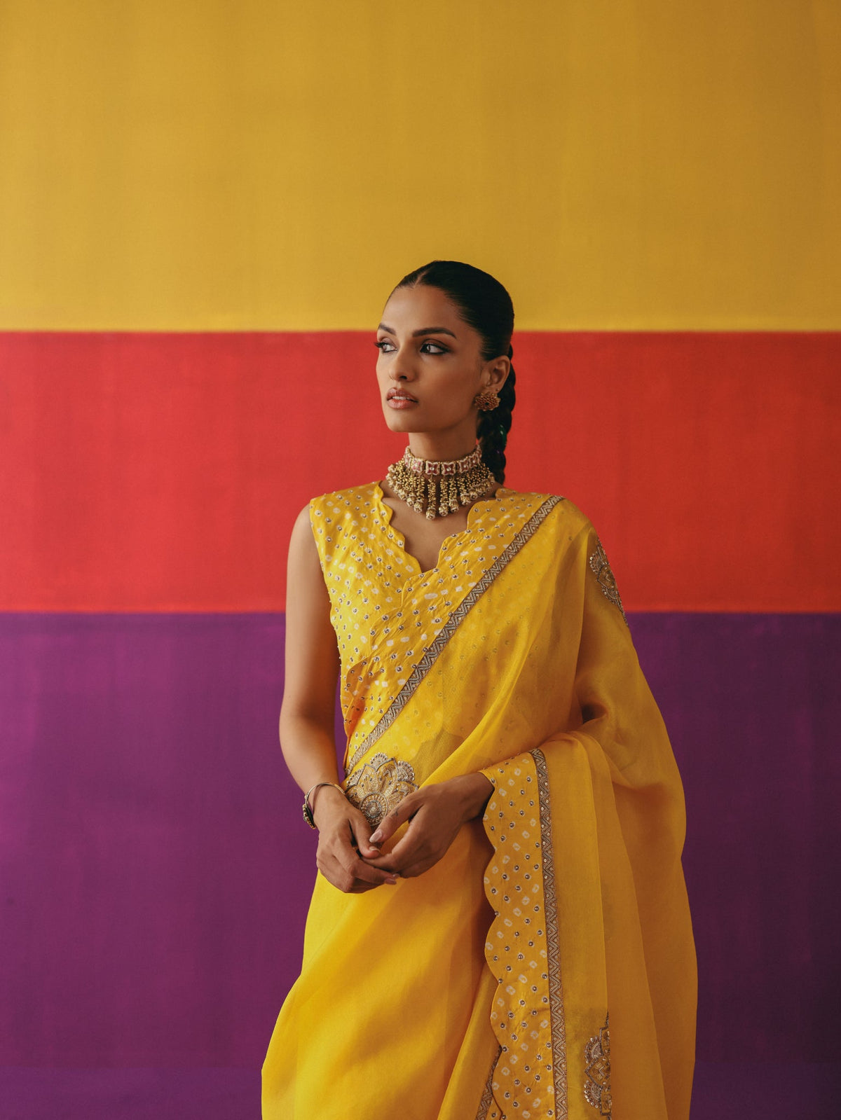 Mandala Surajmukhi Saree