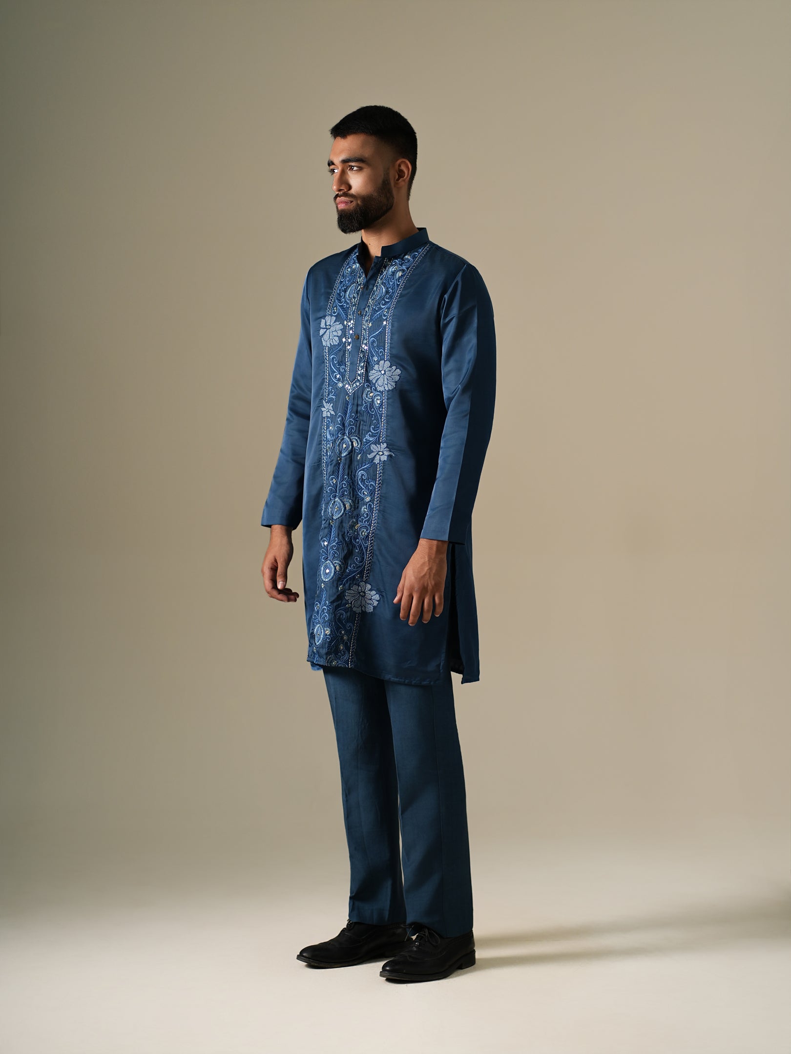 Blue Dahlia Kurta Set