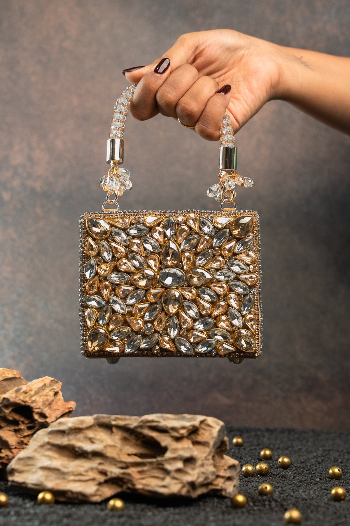 Diamond Casket Silver Gold Mini