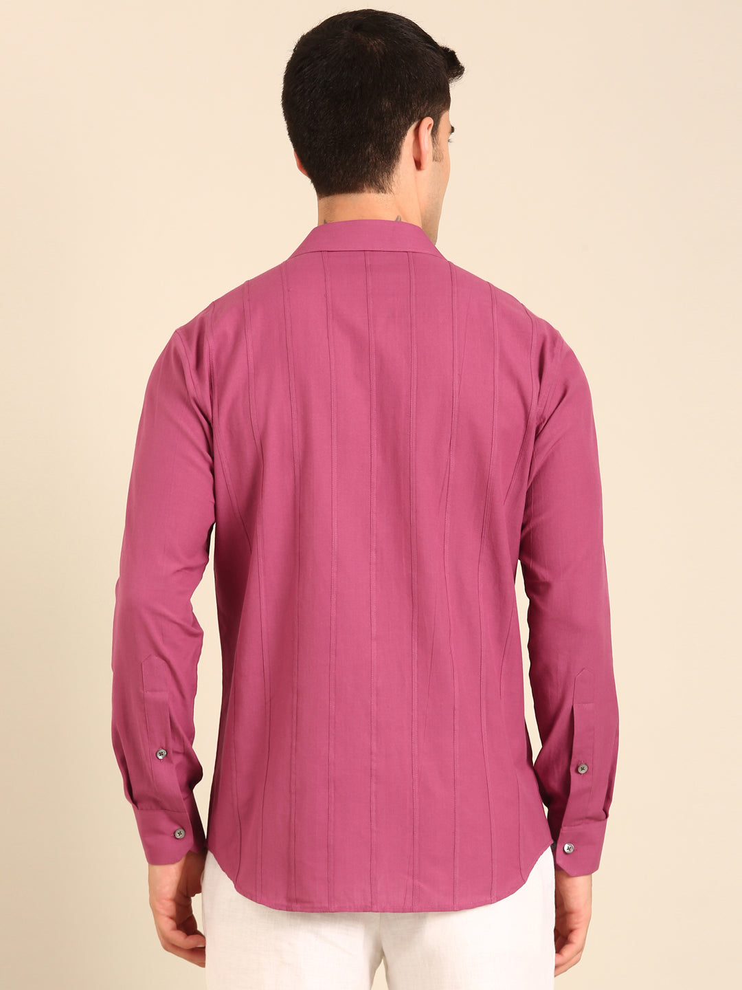 Light Purple Malai Cotton Shirt