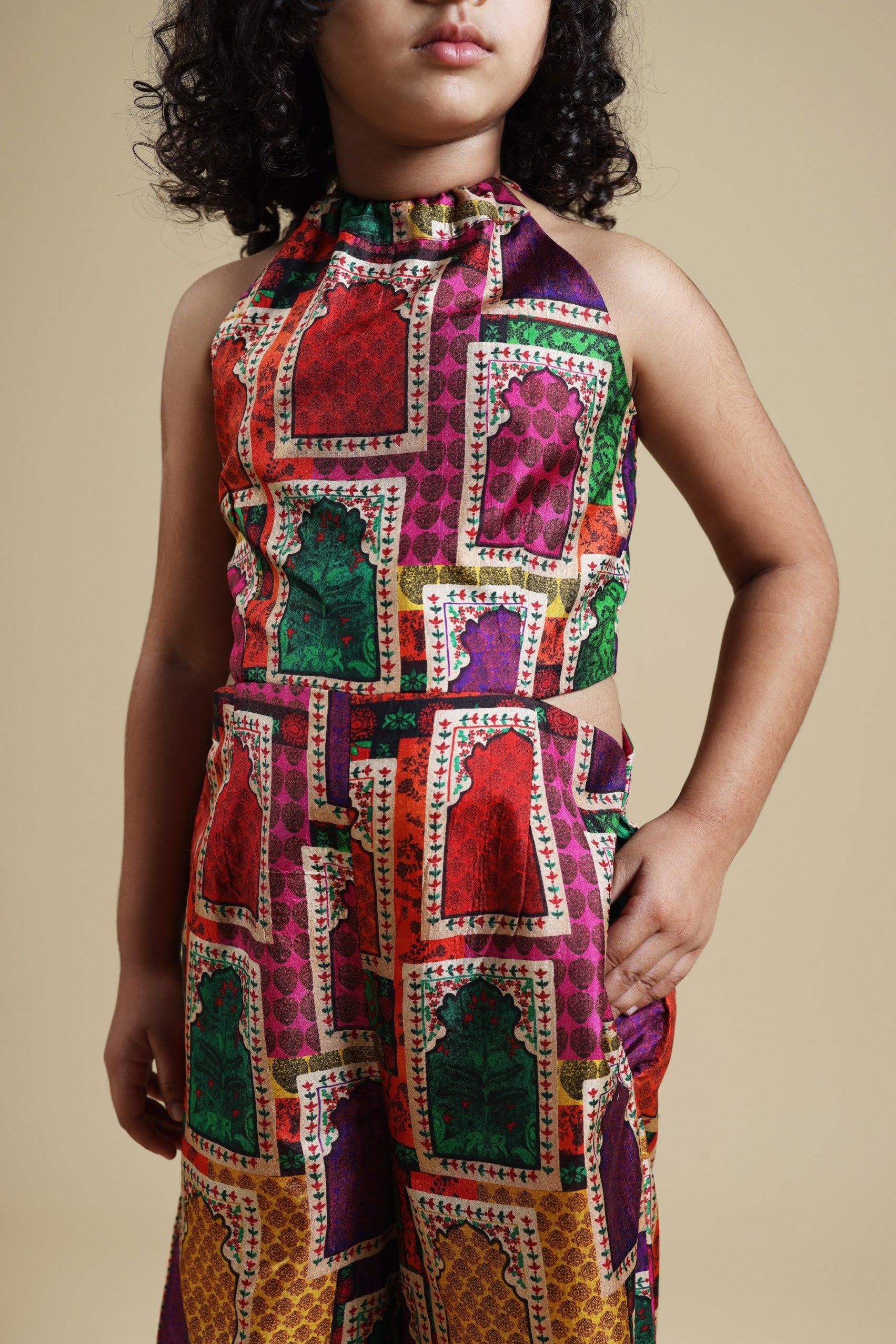 Halter neck jumpsuit