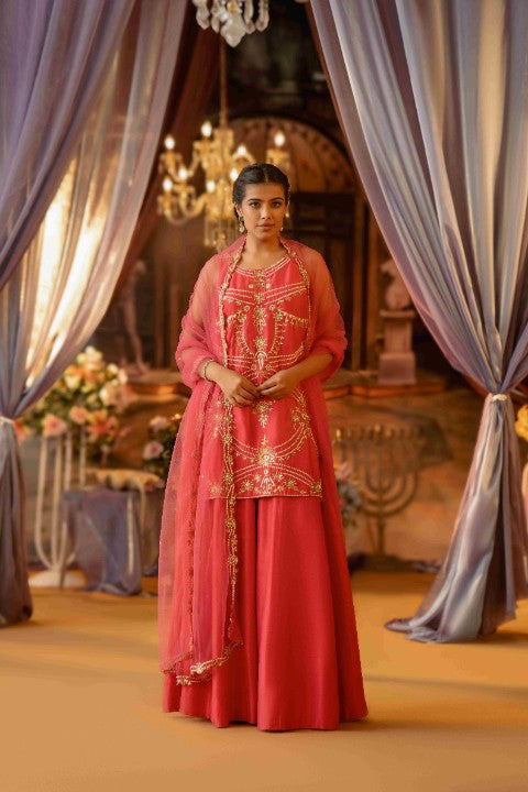 Magenta Pink Sharara - image 5