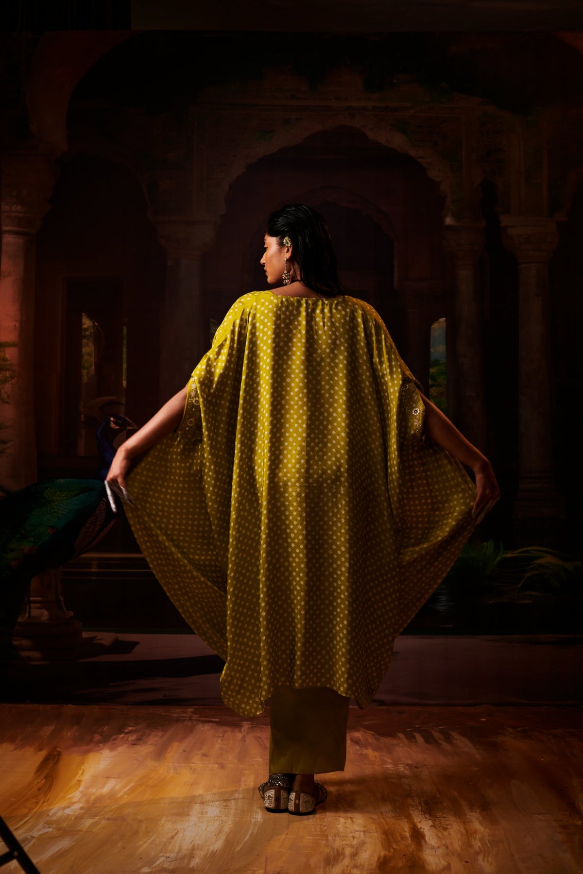Rimjhim 4pcbandhni drape set